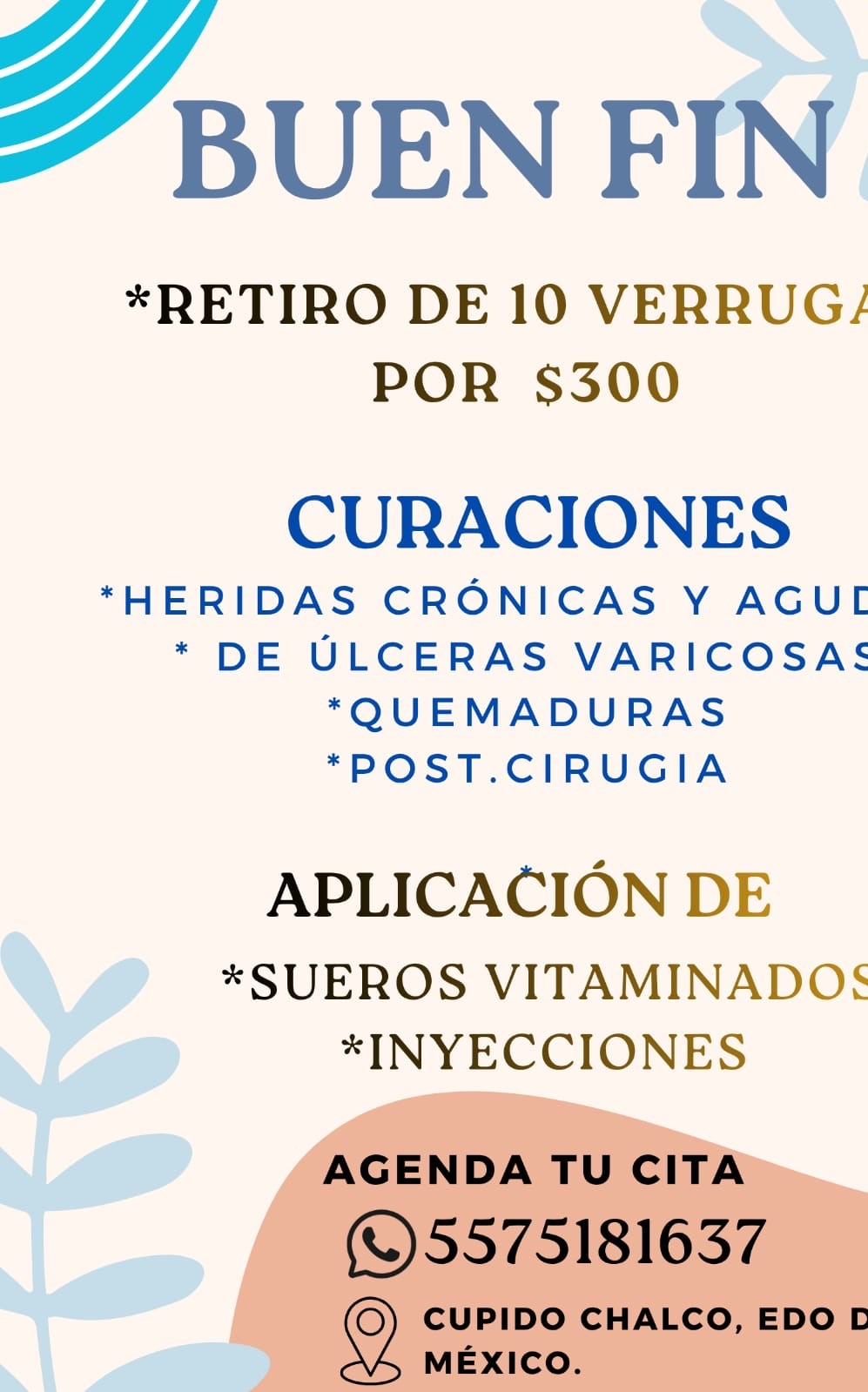Promoción de curaciones y aplicación de sueros